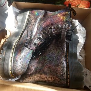 Dr. Martens Holographic Crackle Boots